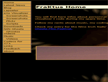 Tablet Screenshot of fraktus.com