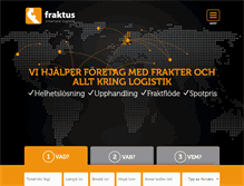 Tablet Screenshot of fraktus.se